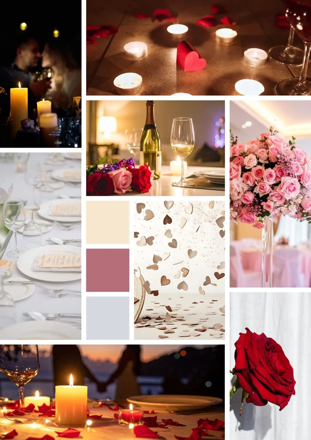 Moodboard Blush & rozen