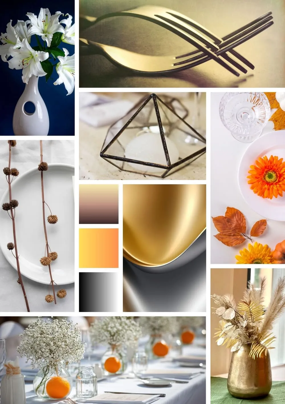 Moodboard Goud & zwart
