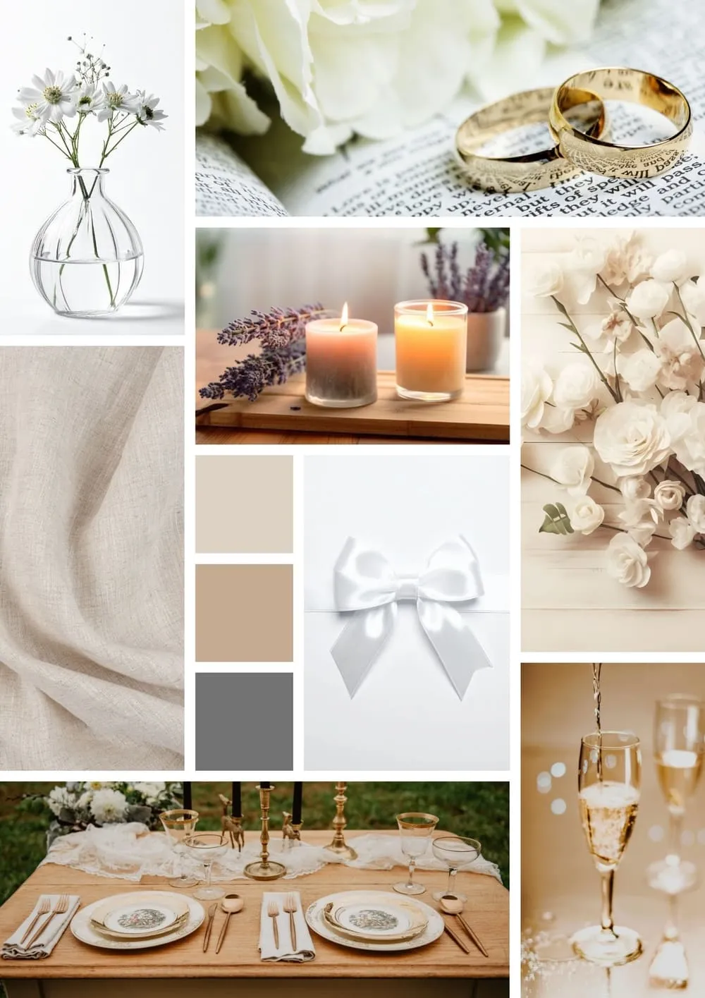 Moodboard Wit & linnen